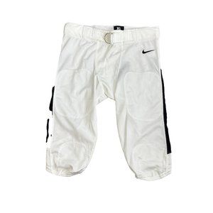Nike Mens Football Tights Pants Size XL White Black W/O Knee Pads NWT